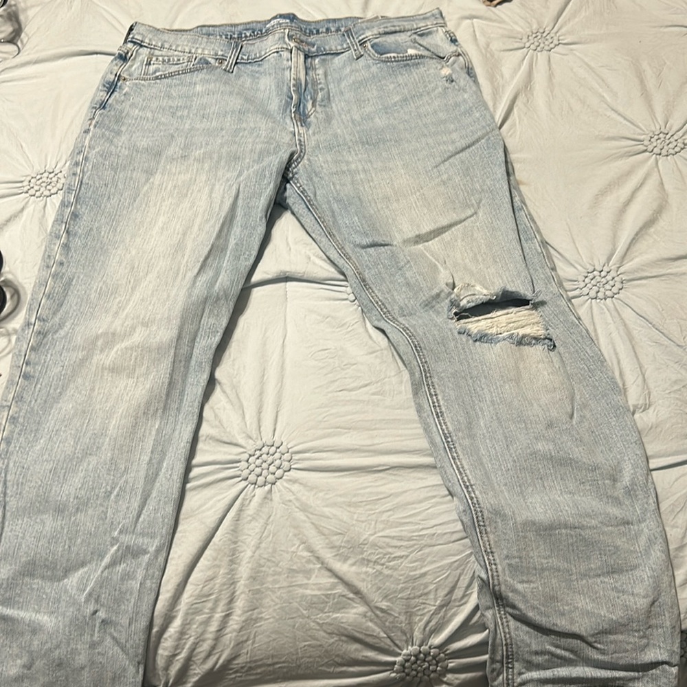Old Navy Blue boyfriend mid rise jeans